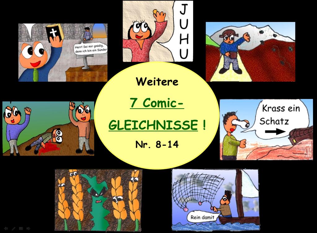 6. PowerPoint Weitere 7 ComicGLEICHNISSE (Nr. 814) ReliPower.de